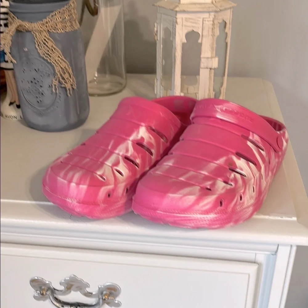 Kids Pink Beach Clogs